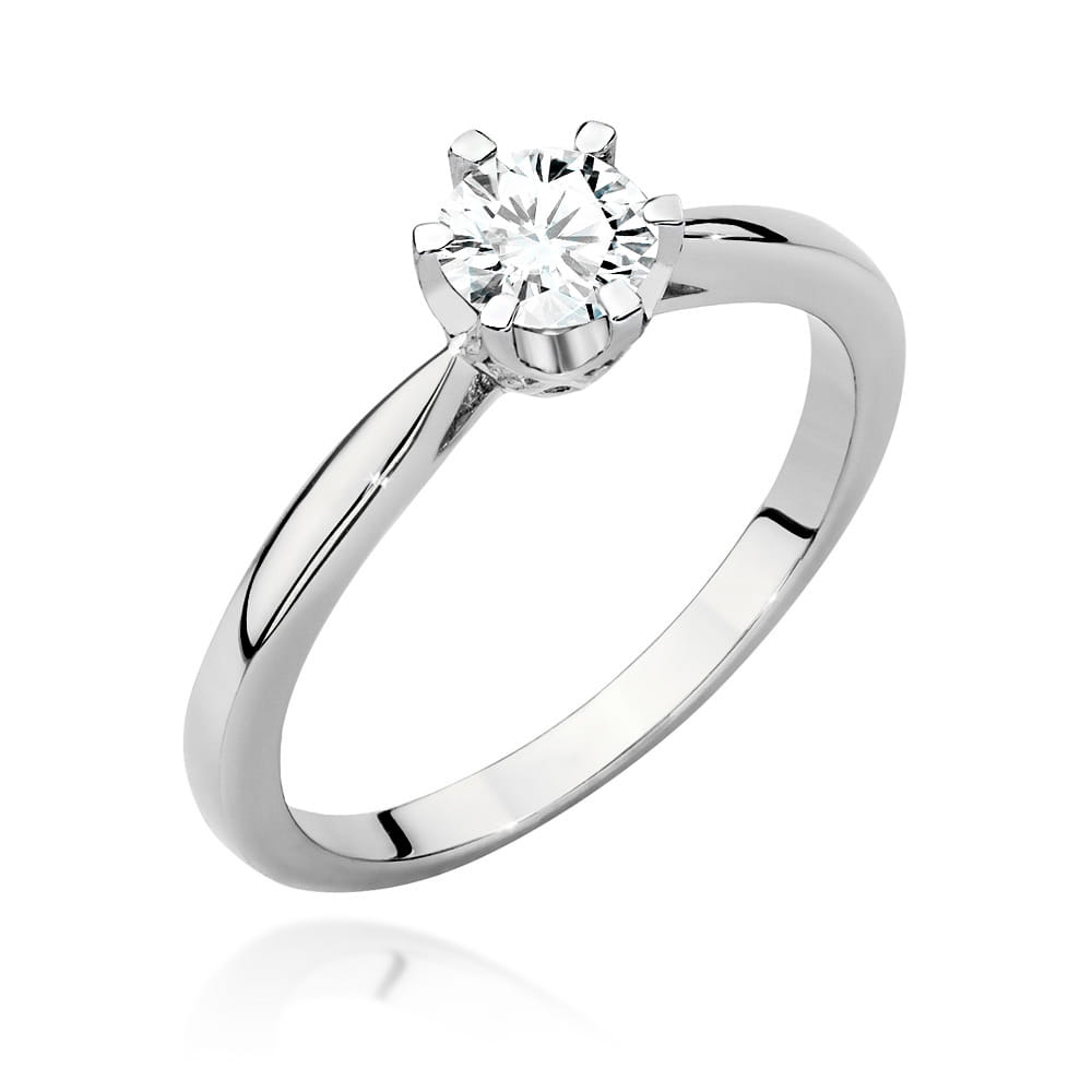 Inel Aur 9K cu Diamante de Laborator 0.56 ct