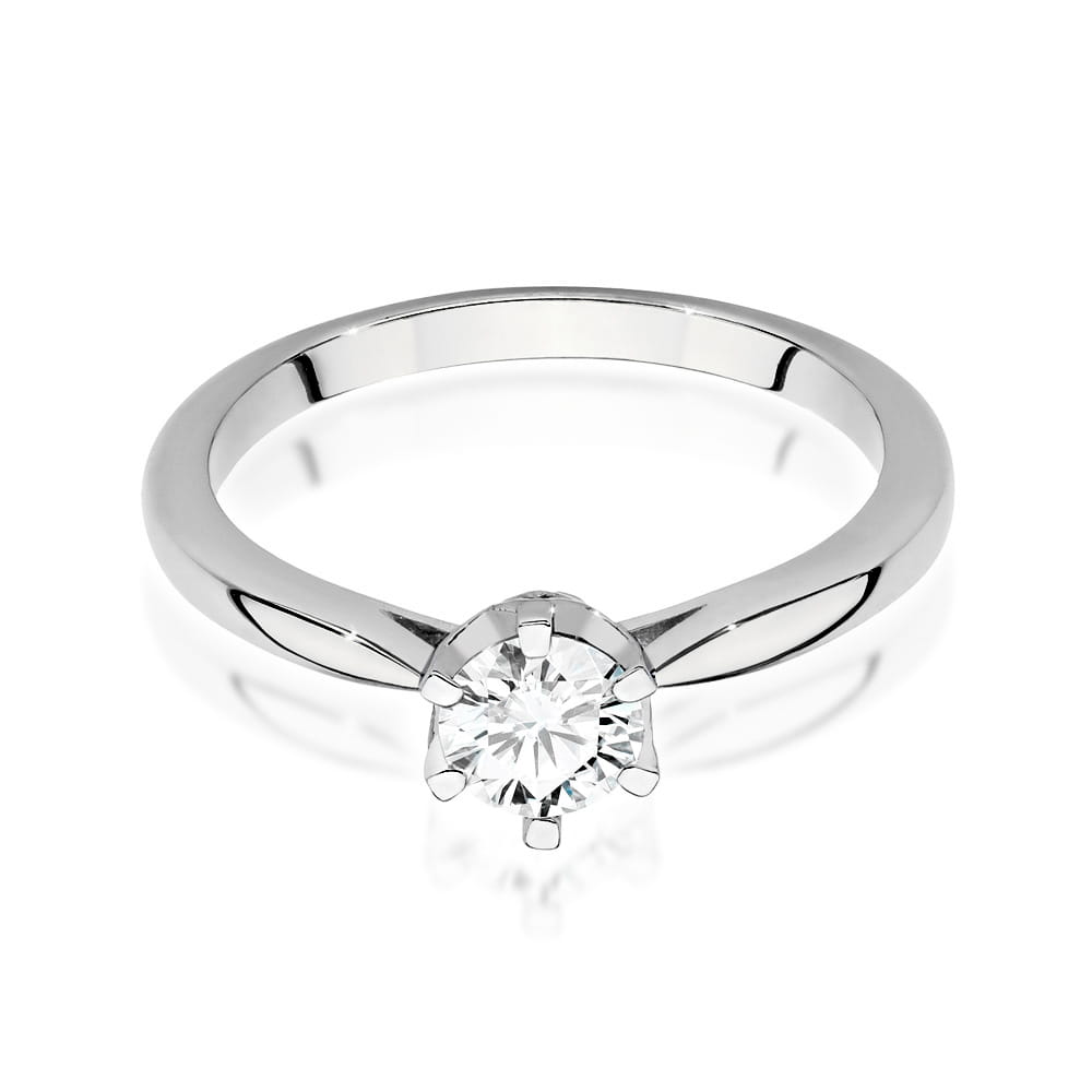 Inel Aur 9K cu Diamante de Laborator 0.56 ct