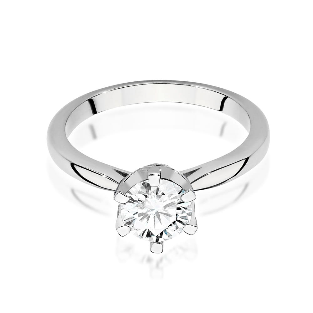 Inel Aur 9K cu Diamante de Laborator 1.06 ct