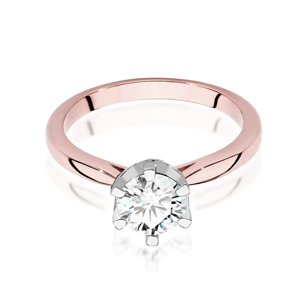 Inel Aur 14K cu Diamante de Laborator 1.06 ct