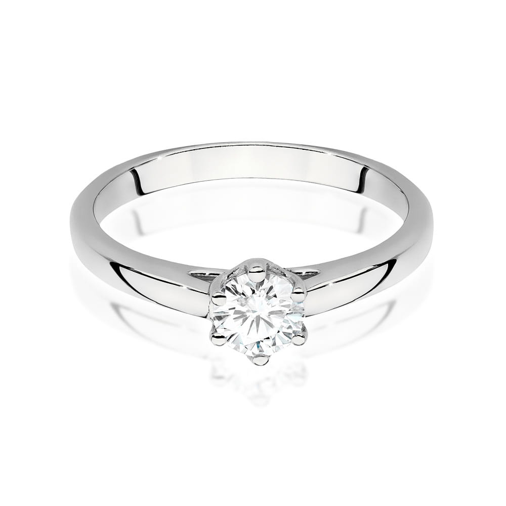 Inel Aur 14K cu Diamante de Laborator 0.40 ct