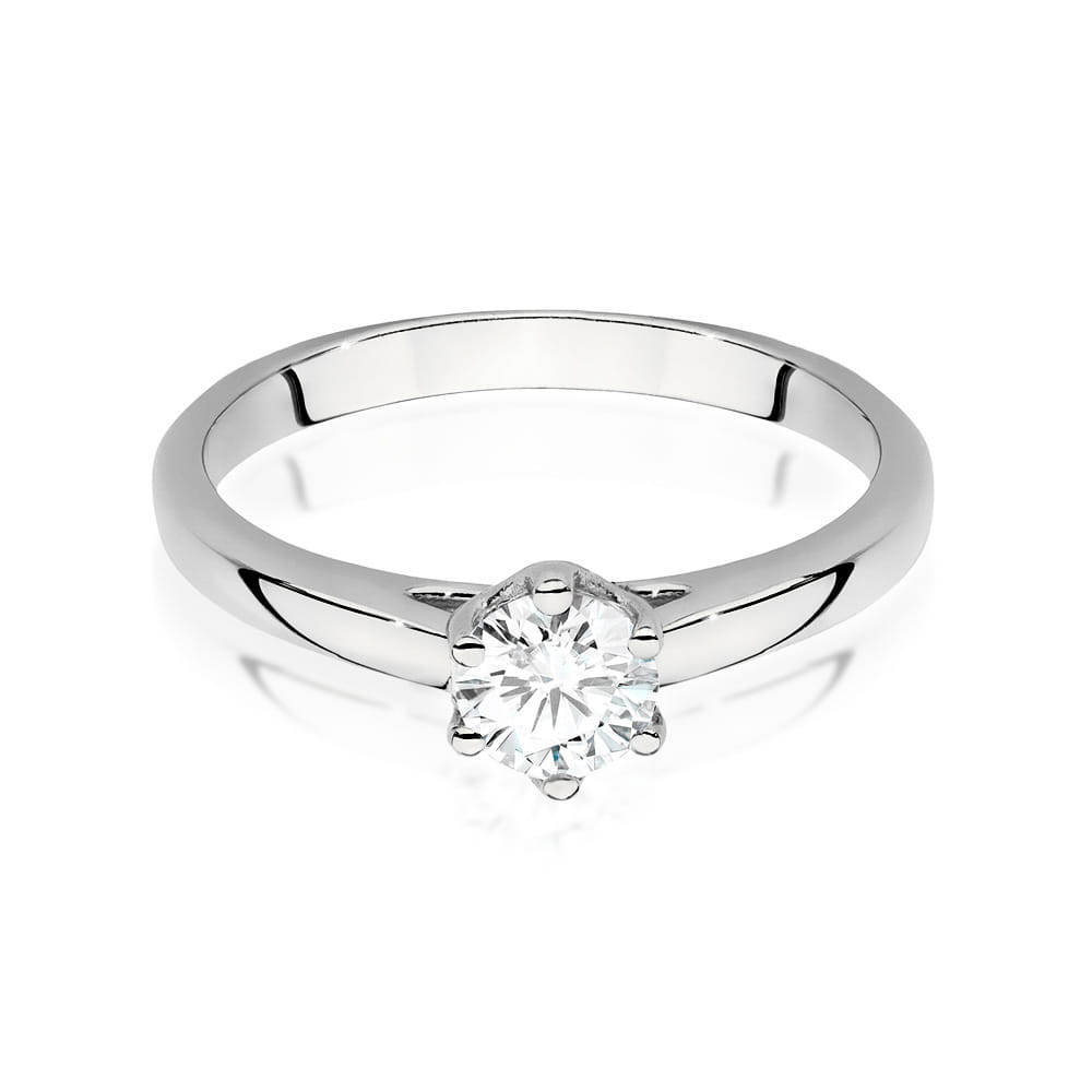 Inel Aur 9K cu Diamant Natural 0.50 ct