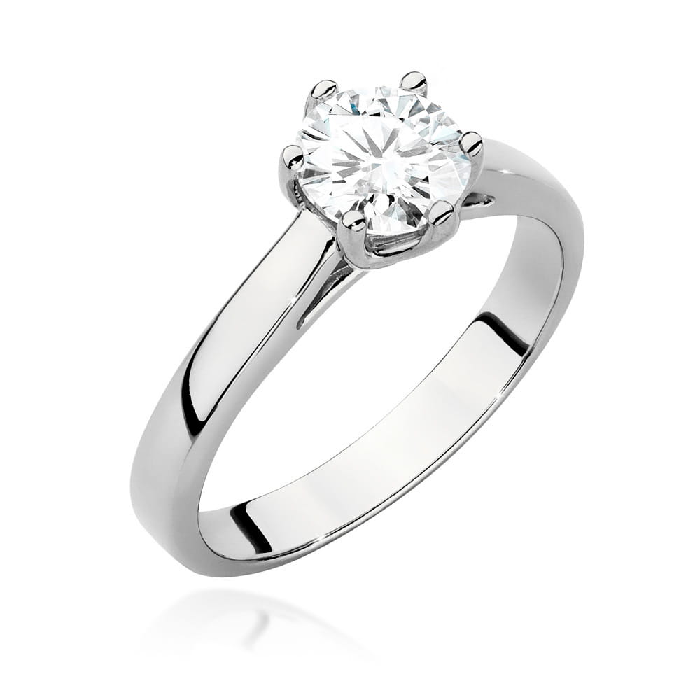 Inel Aur 9K cu Diamant Natural 0.70 ct