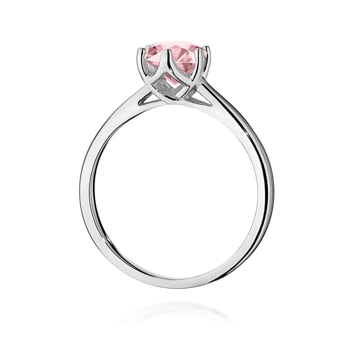 Inel Aur 9K cu Diamant Roz de Laborator 1.00 ct