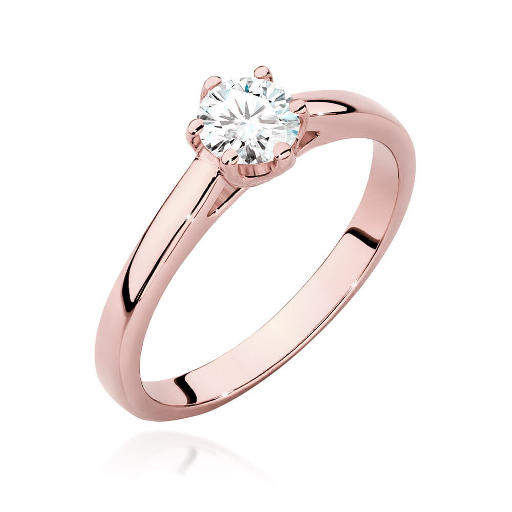 Inel Aur 14K cu Diamante de Laborator 0.40 ct