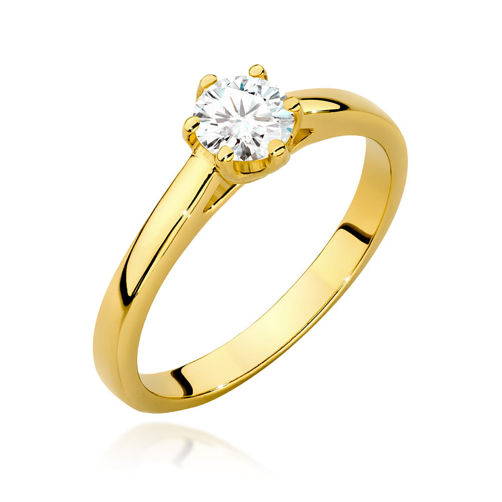 Inel Aur 14K cu Diamante de Laborator 0.40 ct