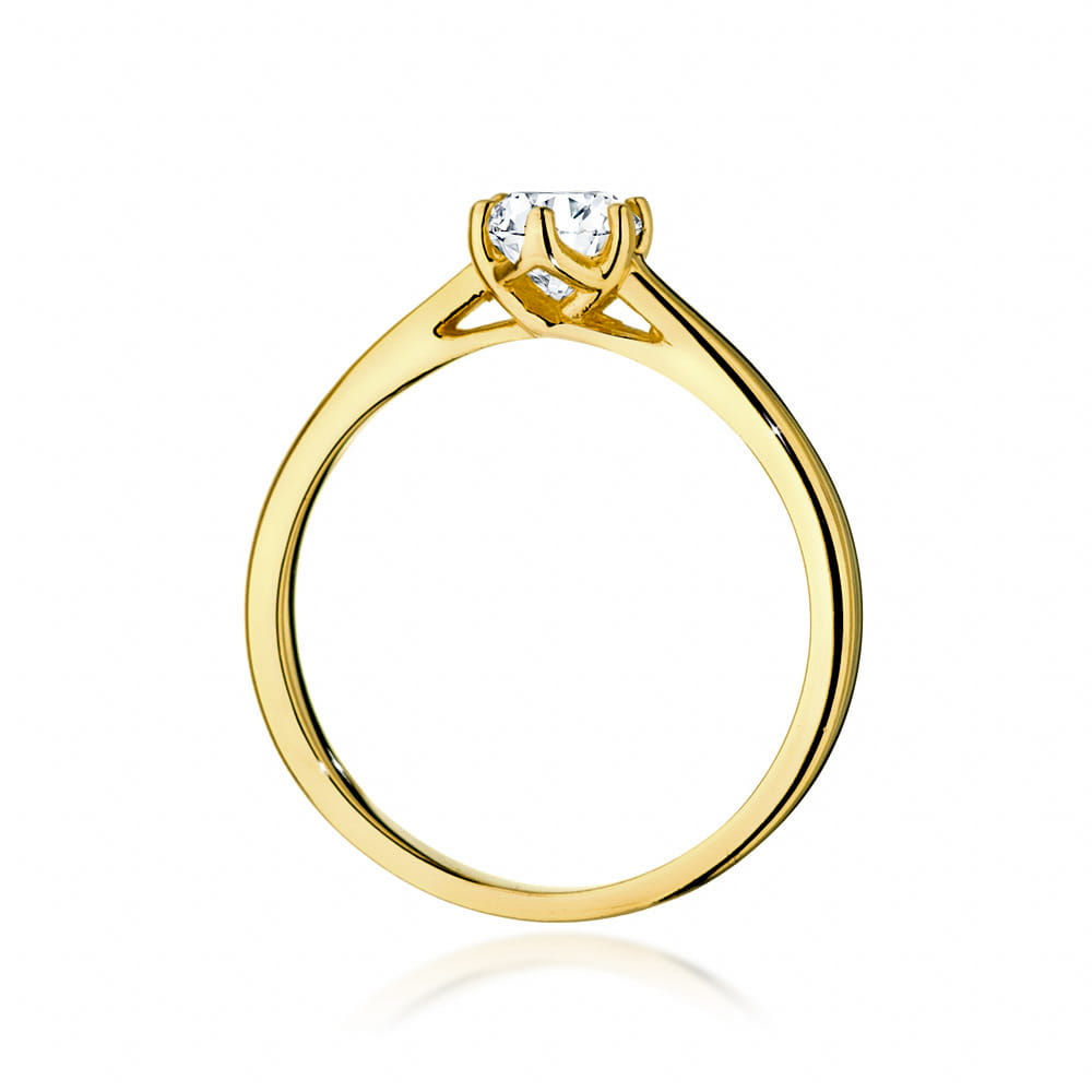 Inel Aur 14K cu Diamante de Laborator 0.40 ct