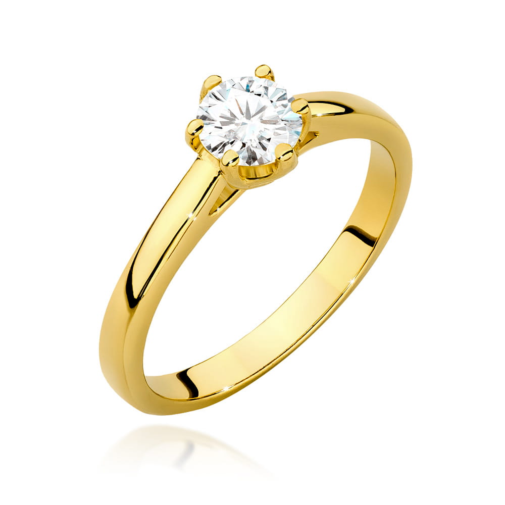 Inel Aur 14K cu Diamante de Laborator 0.50 ct