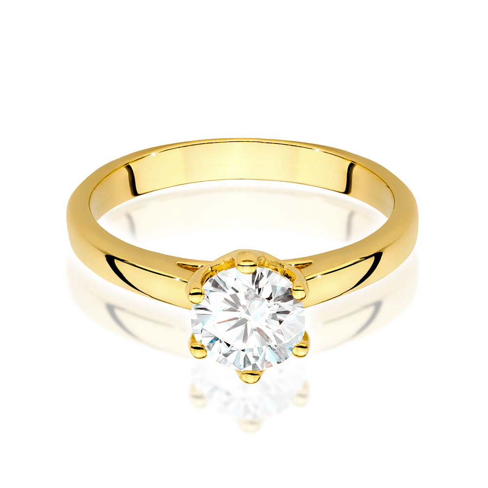 Inel Aur 14K cu Diamante de Laborator 1.00 ct