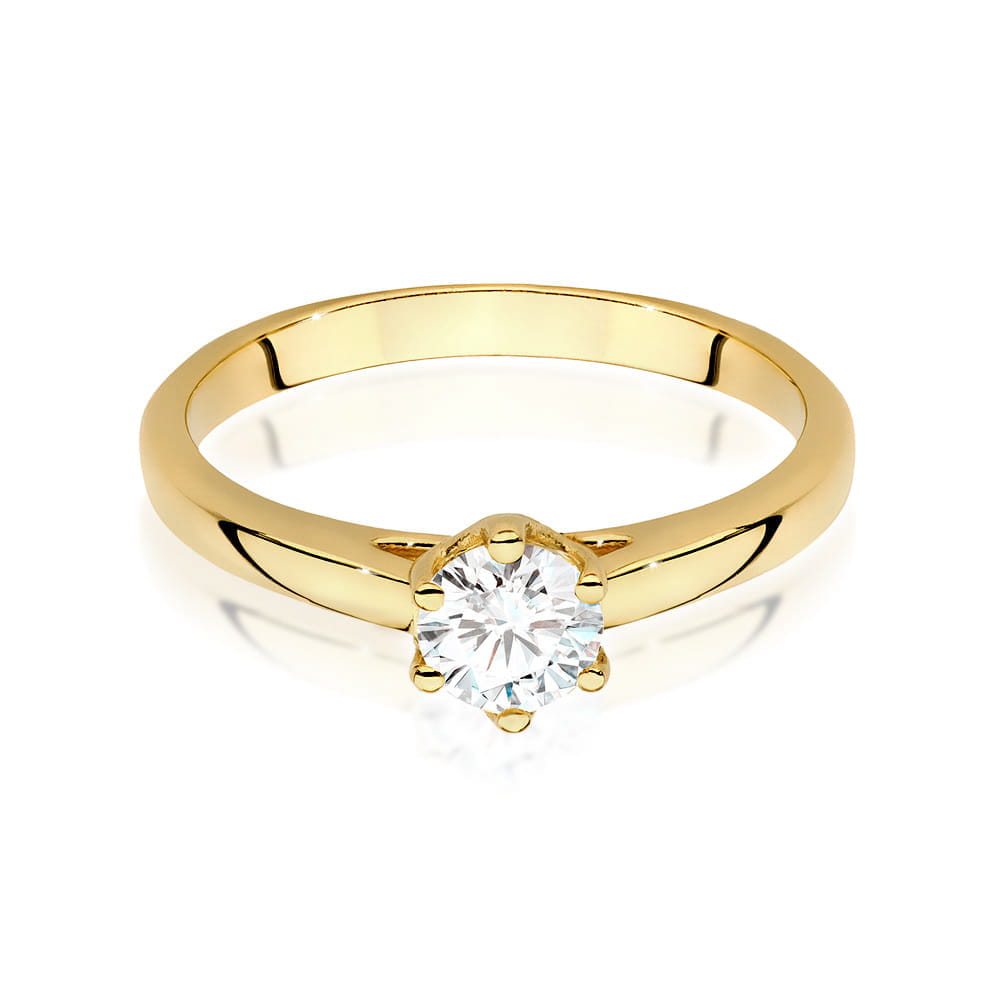 Inel Aur 9K cu Diamant de Laborator 0.50 ct
