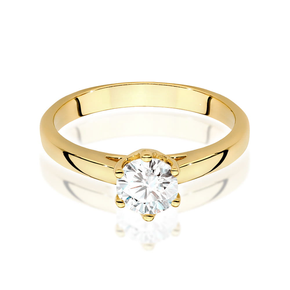 Inel Aur 9K cu Diamant de Laborator 0.70 ct
