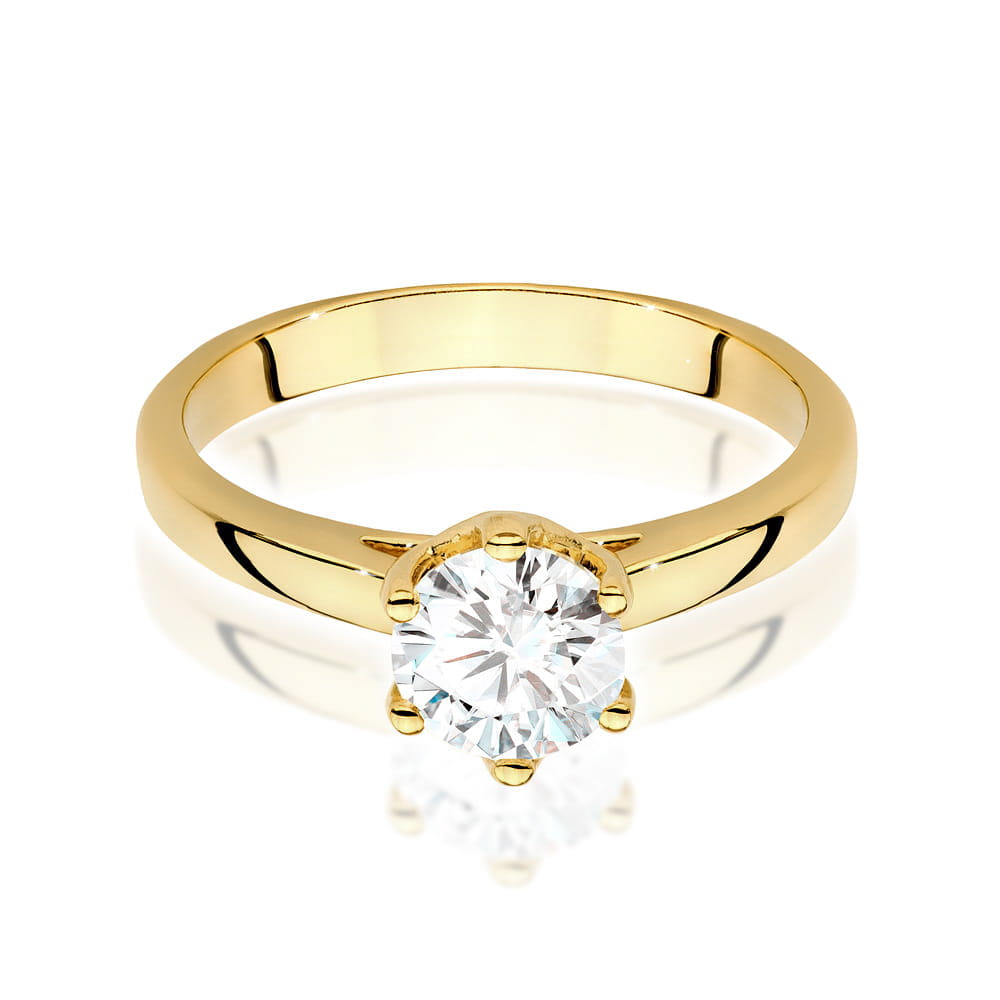 Inel Aur 9K cu Diamant de Laborator 1.00 ct