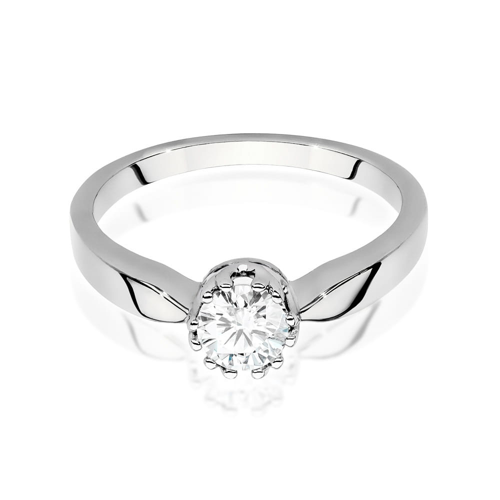 Inel Aur 9K cu Diamant Natural 0.40 ct