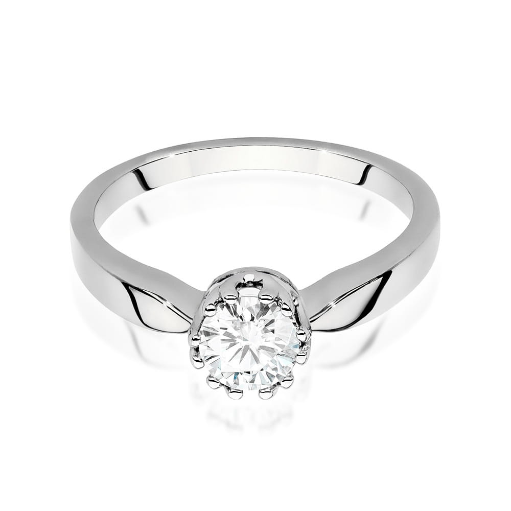 Inel Aur 9K cu Diamant Natural 0.50 ct