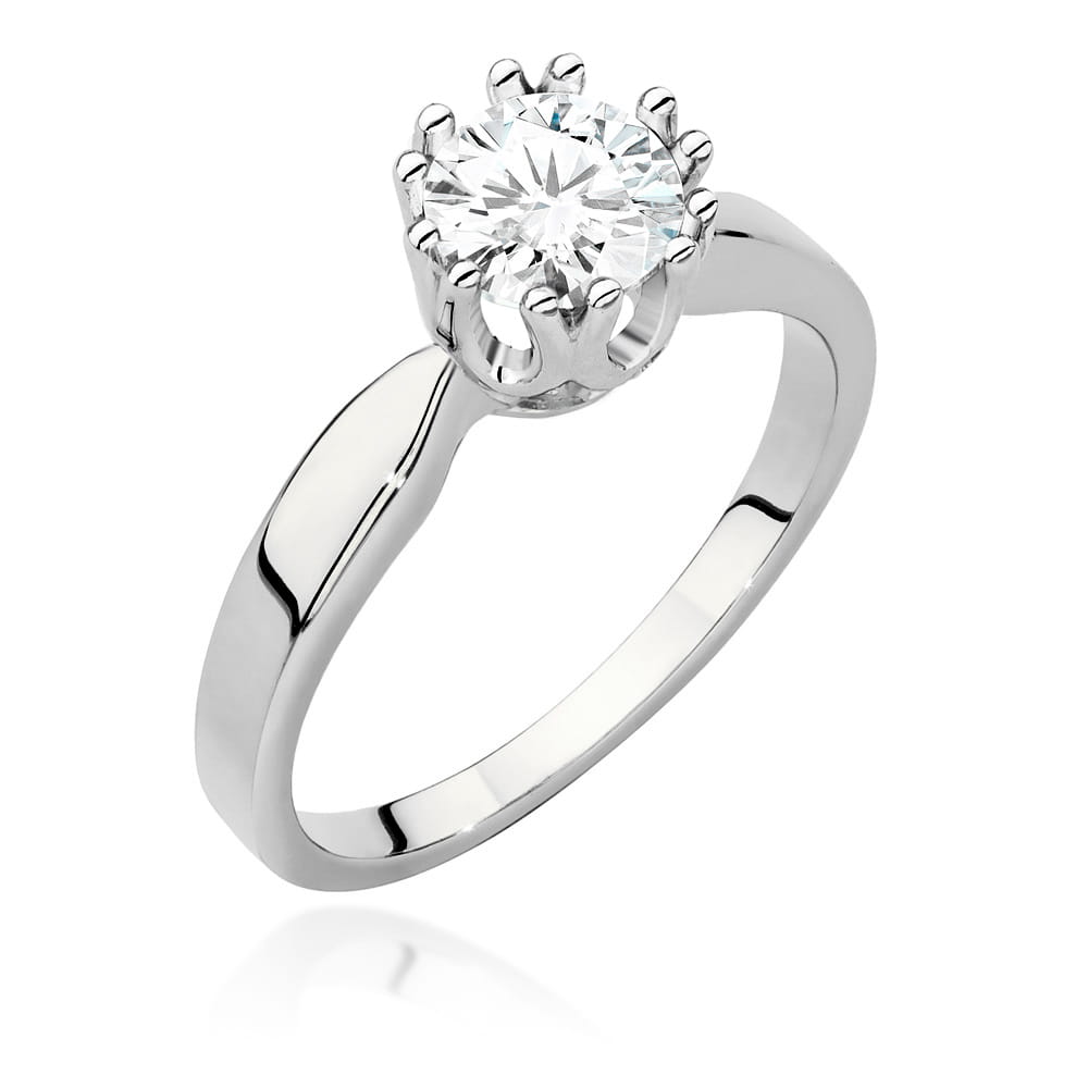 Inel Aur 9K cu Diamant Natural 0.70 ct