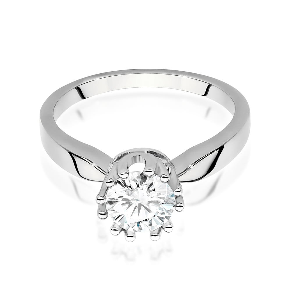 Inel Aur 9K cu Diamant Natural 0.70 ct