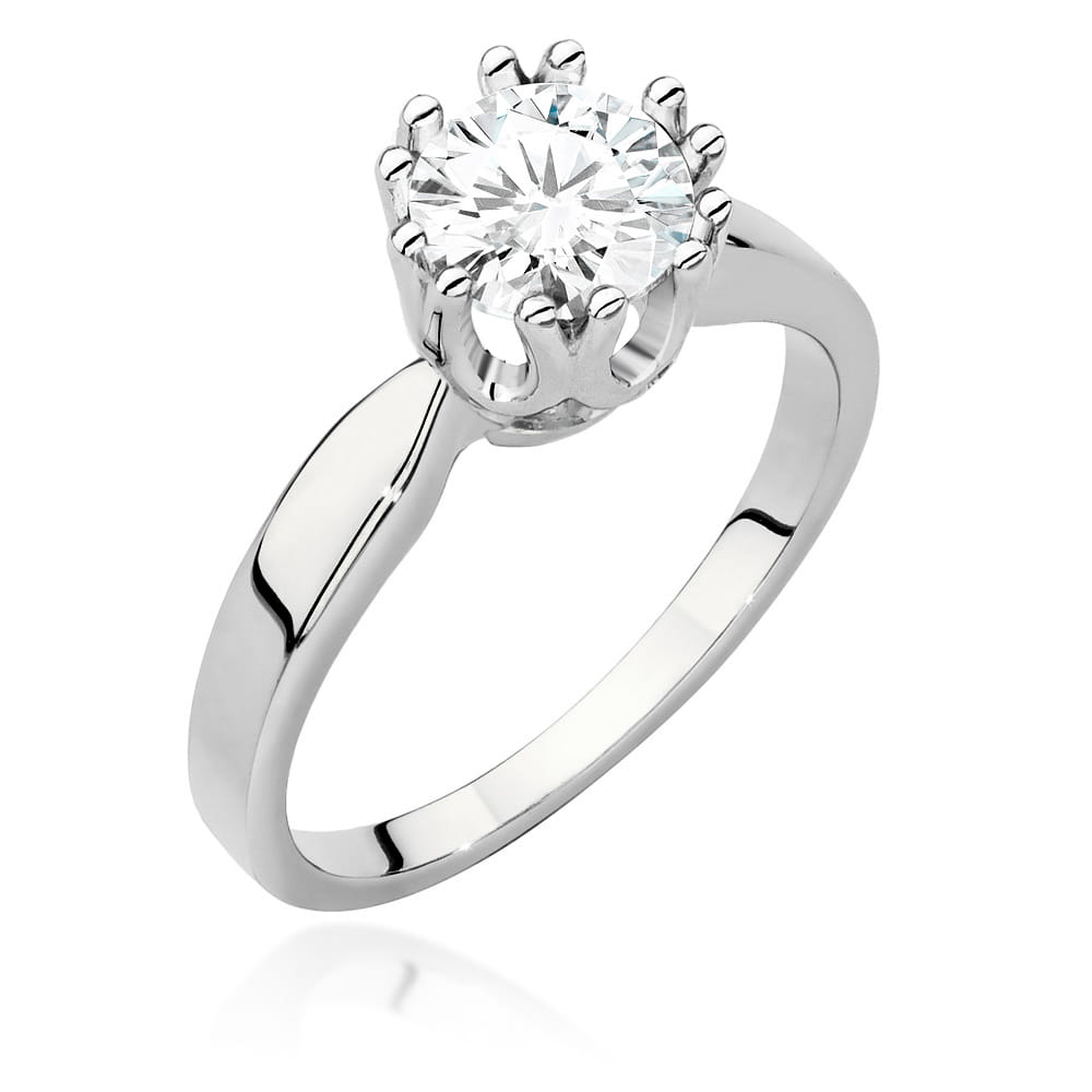 Inel Aur 9K cu Diamant Natural 1.00 ct