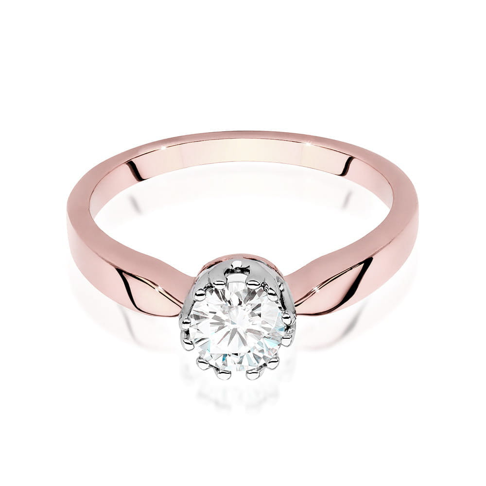 Inel Aur 14K cu Diamante de Laborator 0.50 ct