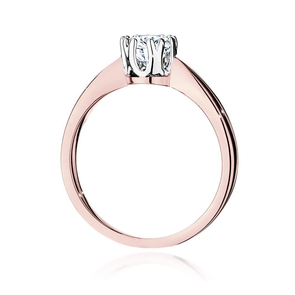 Inel Aur 14K cu Diamante de Laborator 0.50 ct