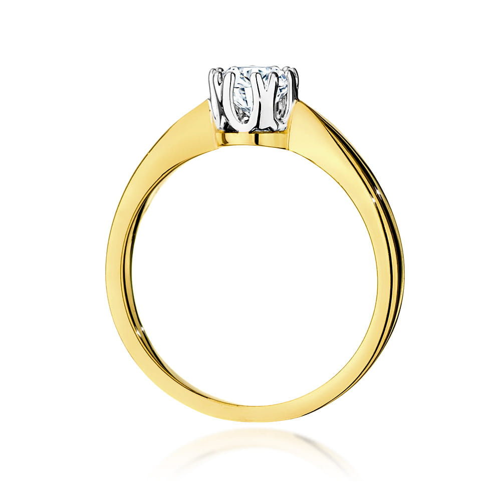 Inel Aur 14K cu Diamante de Laborator 0.40 ct