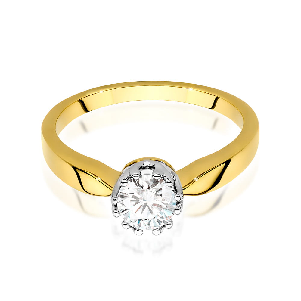 Inel Aur 14K cu Diamante de Laborator 0.50 ct