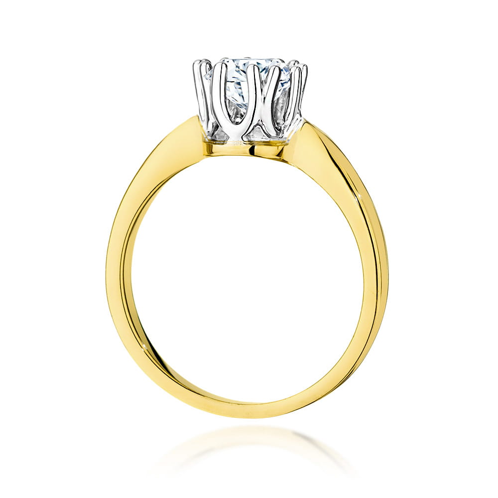 Inel Aur 9K cu Diamant Natural 0.70 ct