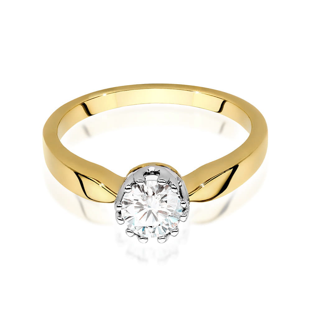 Inel Aur 9K cu Diamant de Laborator 0.50 ct