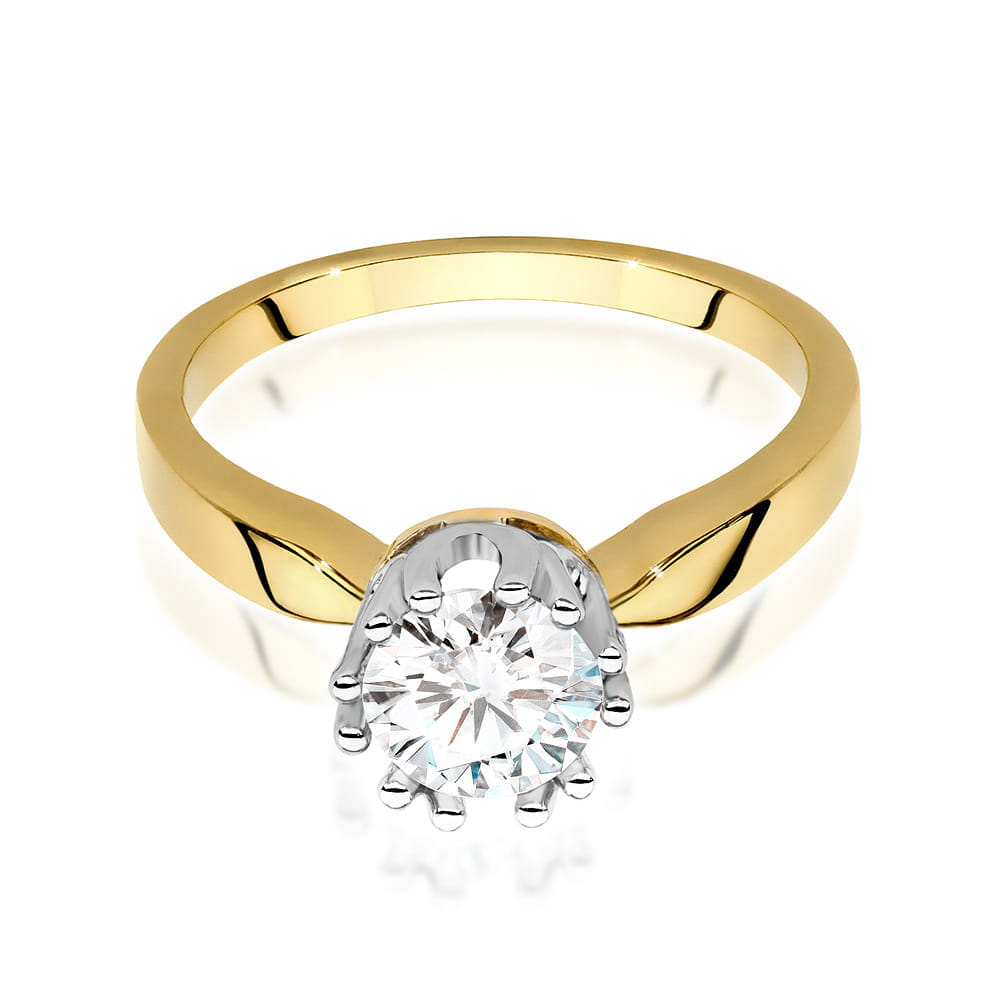 Inel Aur 9K cu Diamant de Laborator 0.70 ct