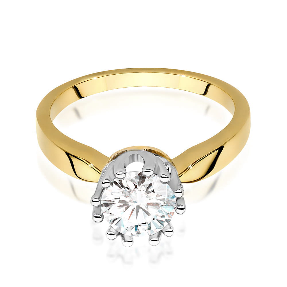 Inel Aur 9K cu Diamant de Laborator 1.00 ct