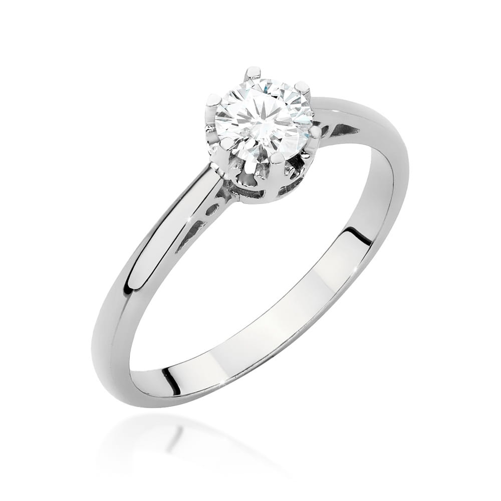 Inel Aur 9K cu Diamant Natural 0.40 ct