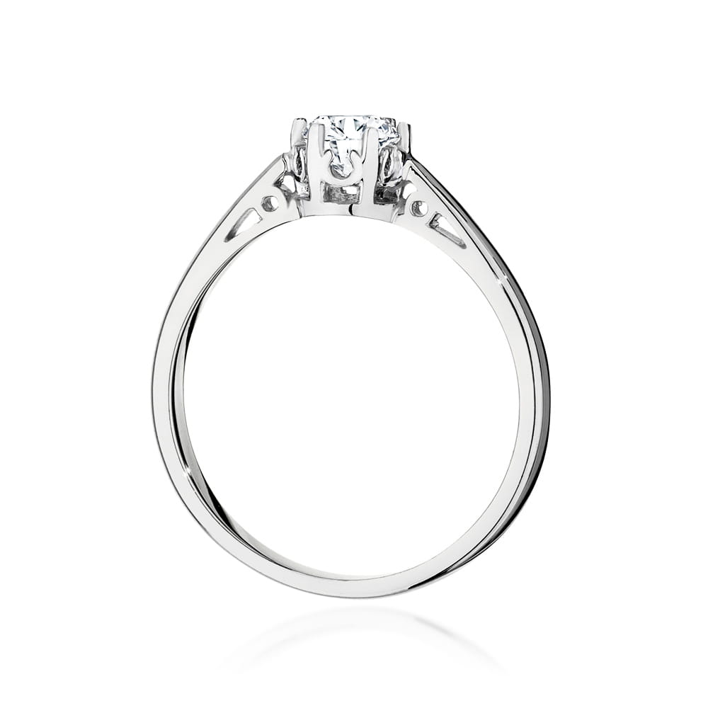 Inel Aur 9K cu Diamant Natural 0.40 ct
