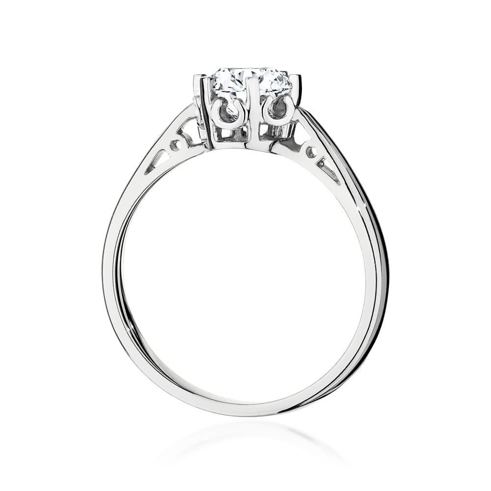Inel Aur 9K cu Diamant Natural 0.70 ct