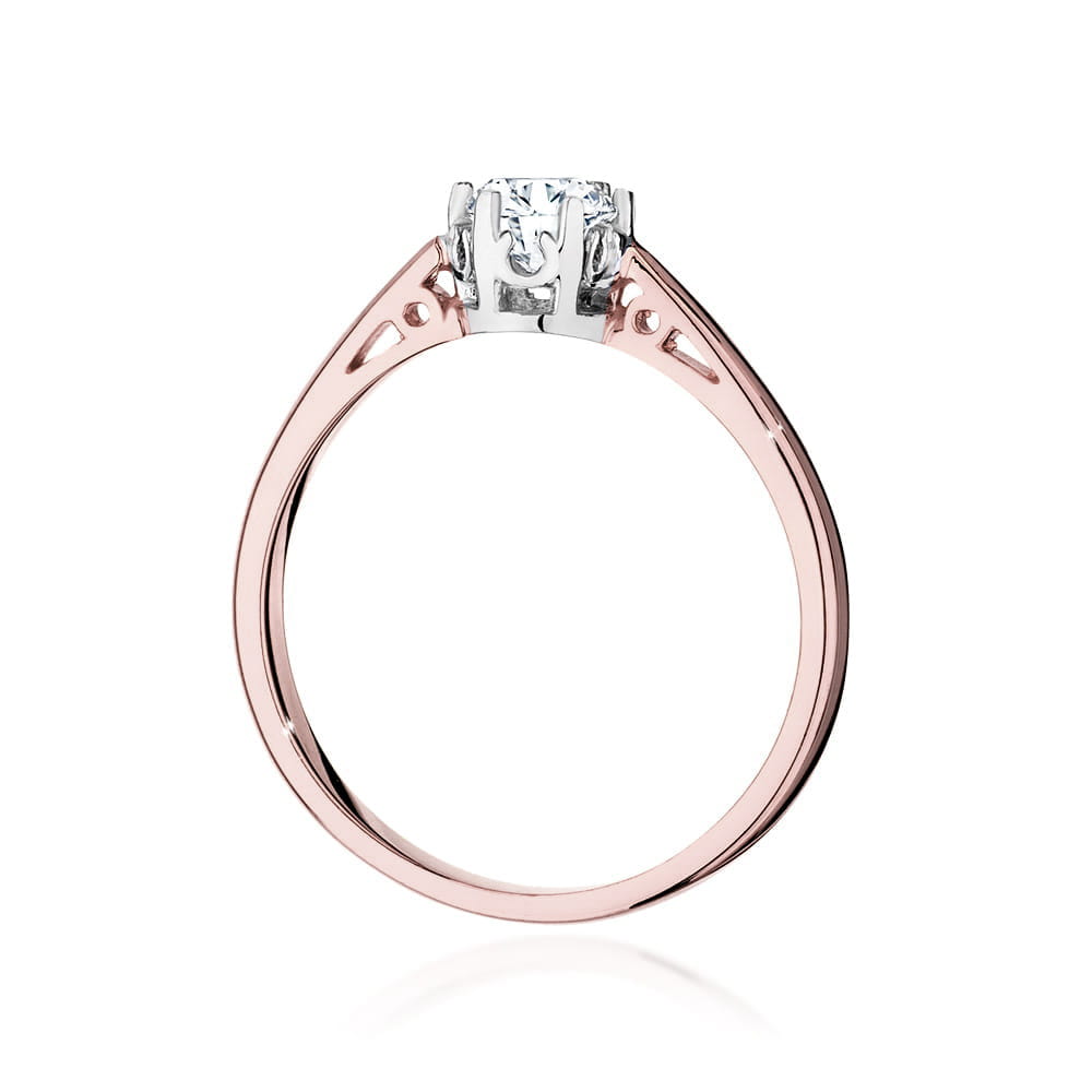 Inel Aur 14K cu Diamante de Laborator 0.40 ct