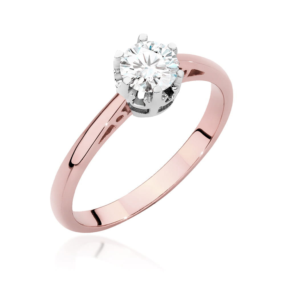 Inel Aur 14K cu Diamante de Laborator 0.50 ct
