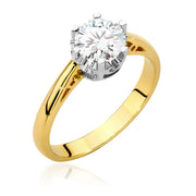 Inel Aur 14K cu Diamant de Laborator 1.00 ct