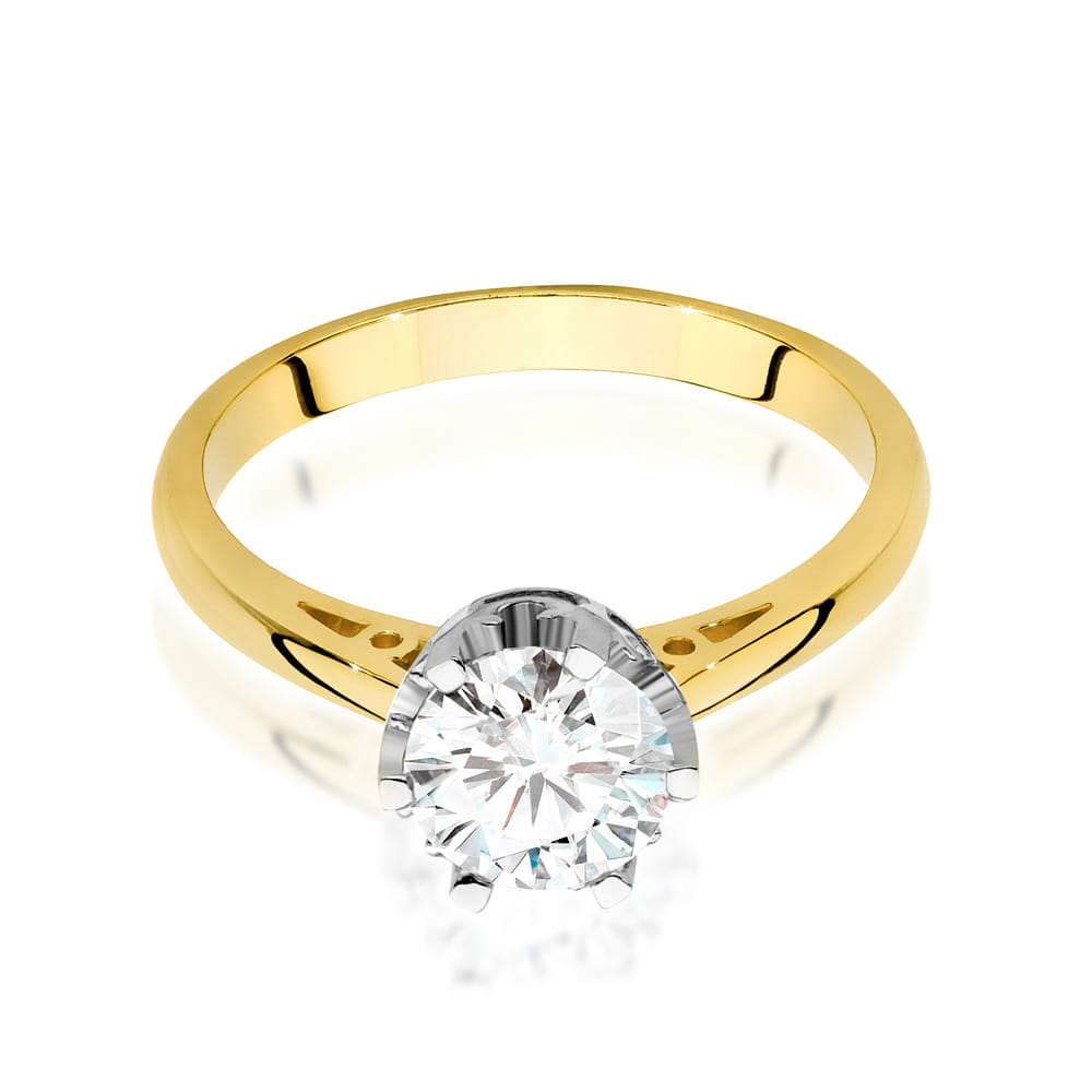 Inel Aur 9K cu Diamant Natural 1.00 ct