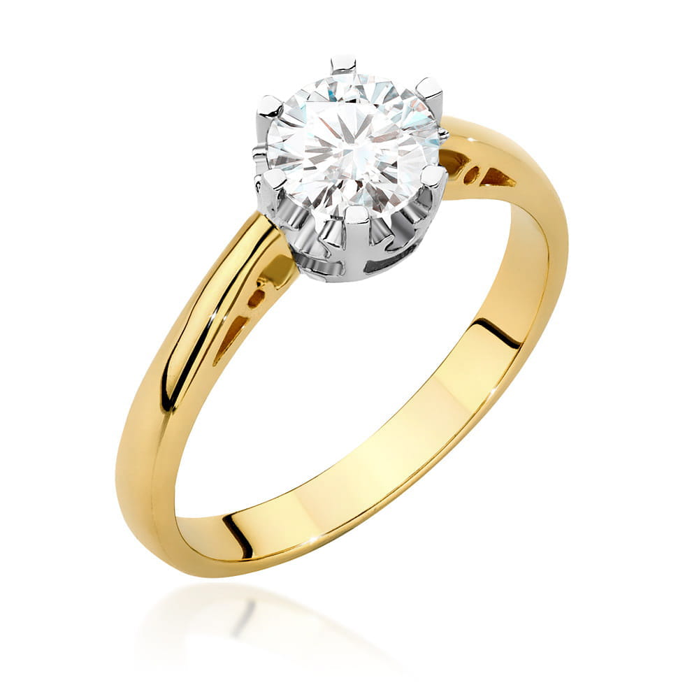 Inel Aur 9K cu Diamant de Laborator 0.70 ct