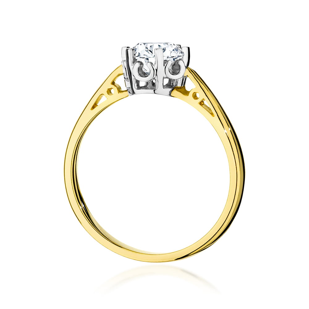 Inel Aur 9K cu Diamant de Laborator 0.70 ct