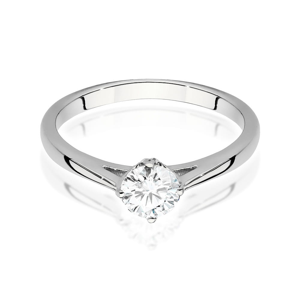 Inel Aur 9K cu Diamant Natural 0.50 ct