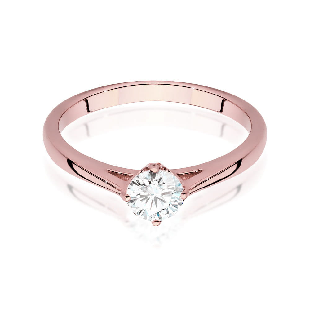 Inel Aur 14K cu Diamante de Laborator 0.40 ct
