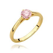 Inel Aur 14K cu Diamant Roz de Laborator 0.50 ct