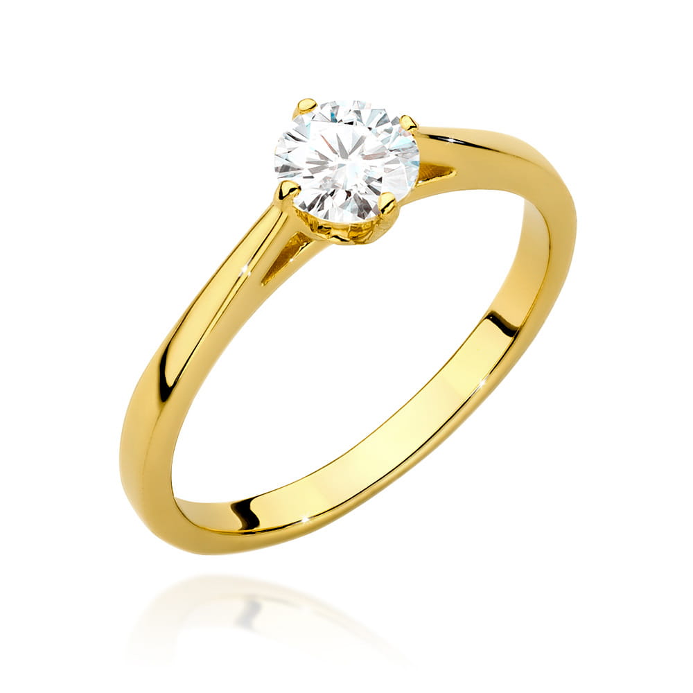 Inel Aur 14K cu Diamante de Laborator 0.50 ct