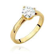 Inel Aur 9K cu Diamant Natural 1.00 ct