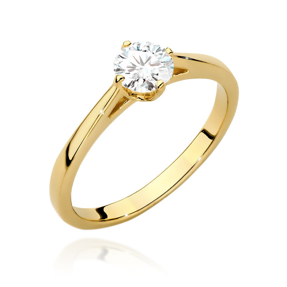 Inel Aur 9K cu Diamant de Laborator 0.50 ct