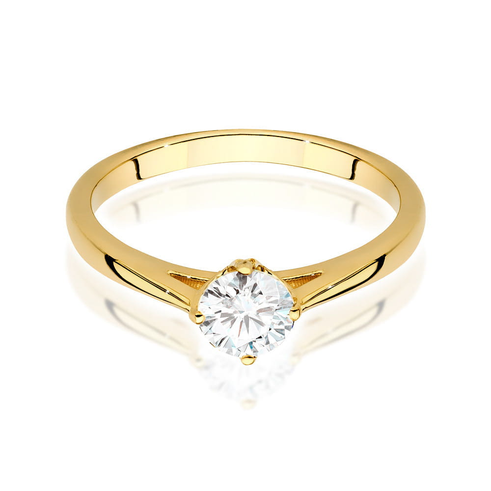 Inel Aur 9K cu Diamant de Laborator 0.50 ct