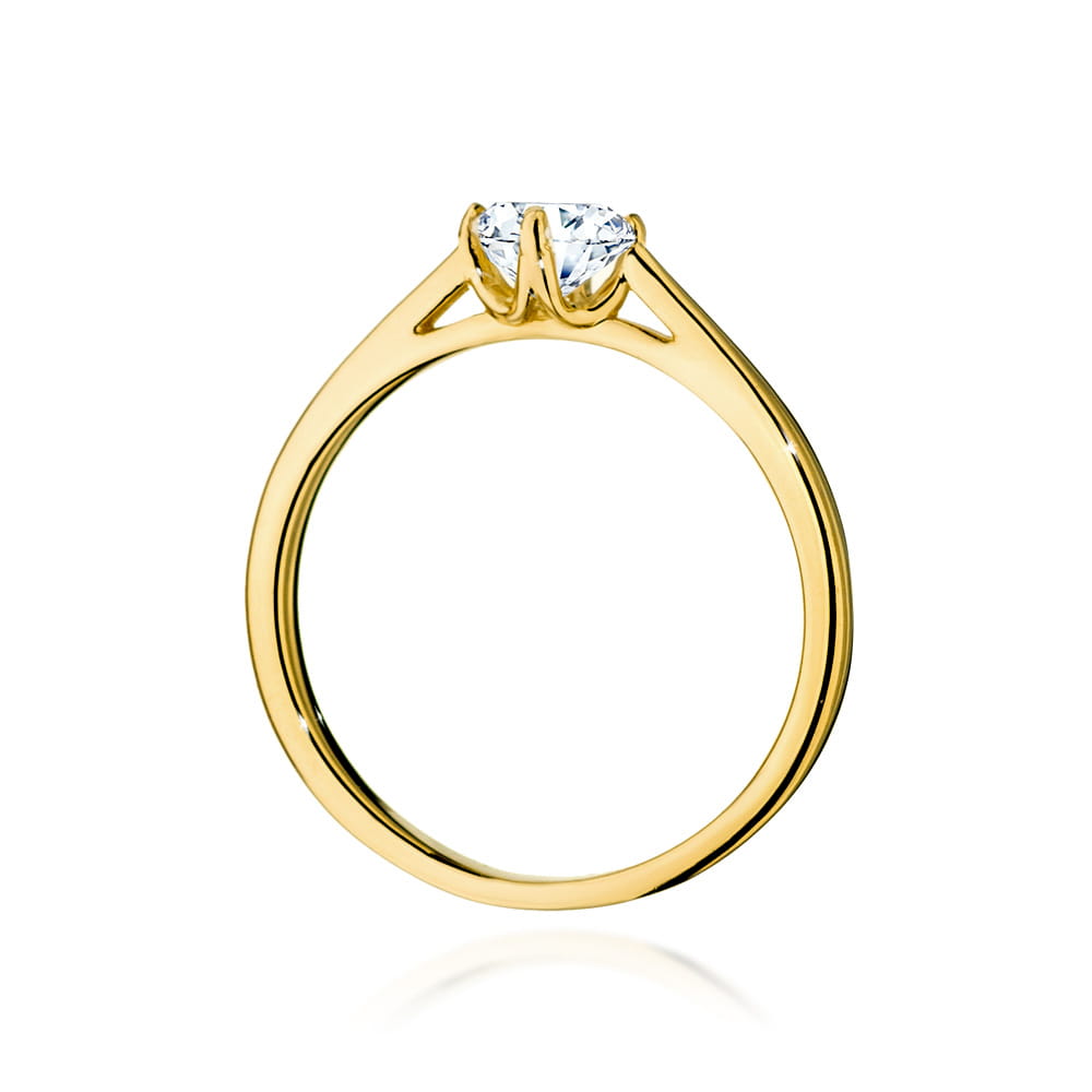 Inel Aur 9K cu Diamant de Laborator 0.50 ct