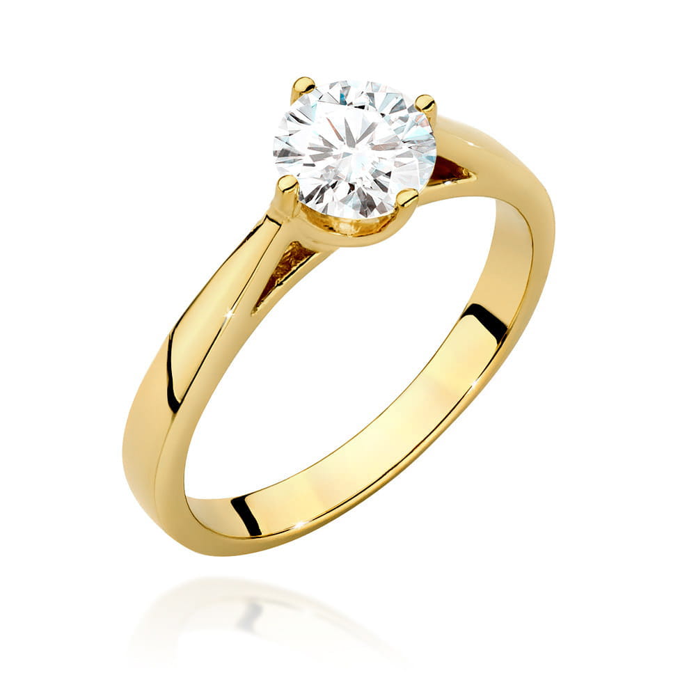 Inel Aur 9K cu Diamant de Laborator 0.70 ct