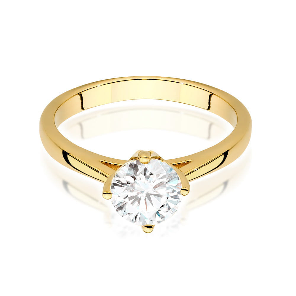 Inel Aur 9K cu Diamant de Laborator 1.00 ct