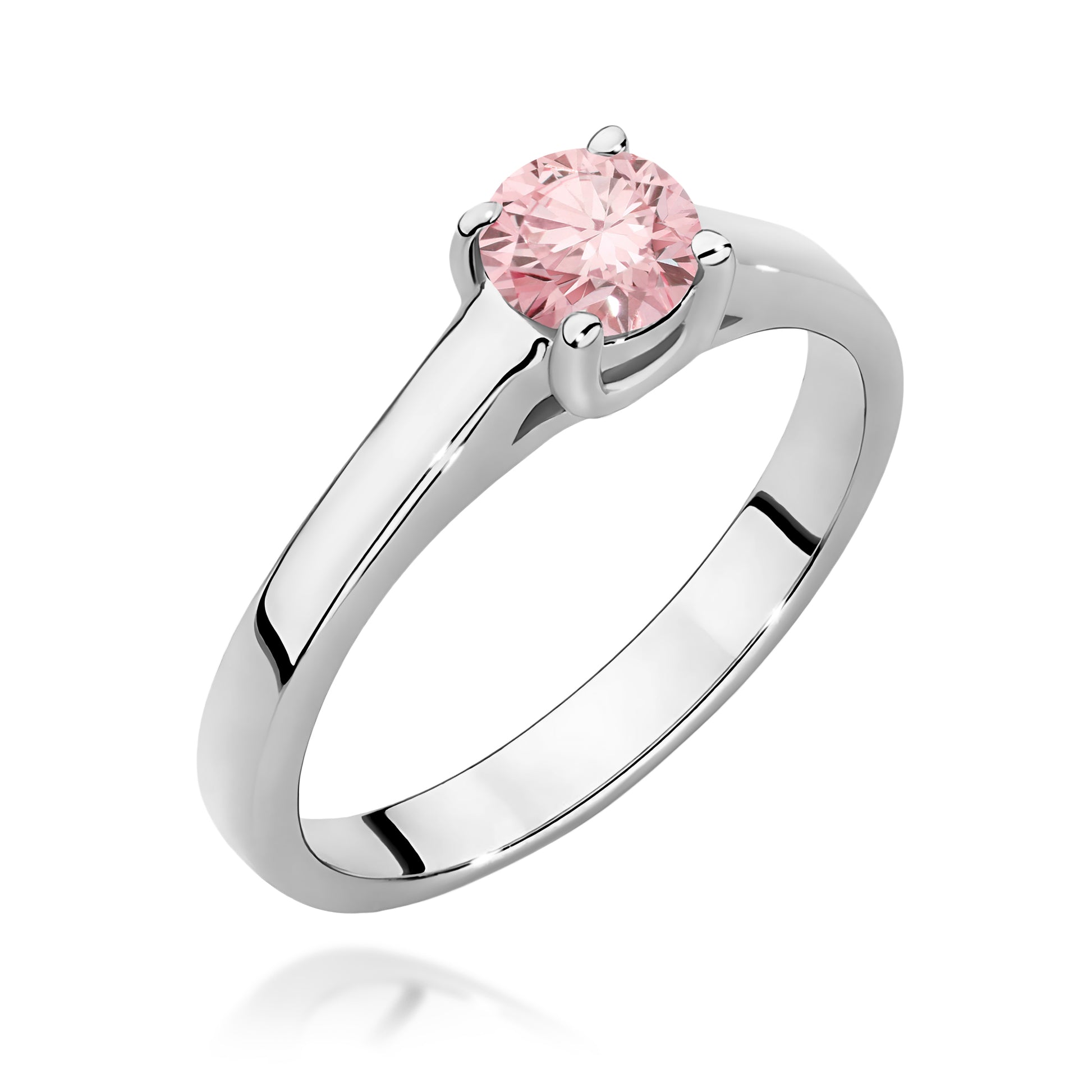 Inel Aur 14K cu Diamant de Laborator 0.50 ct