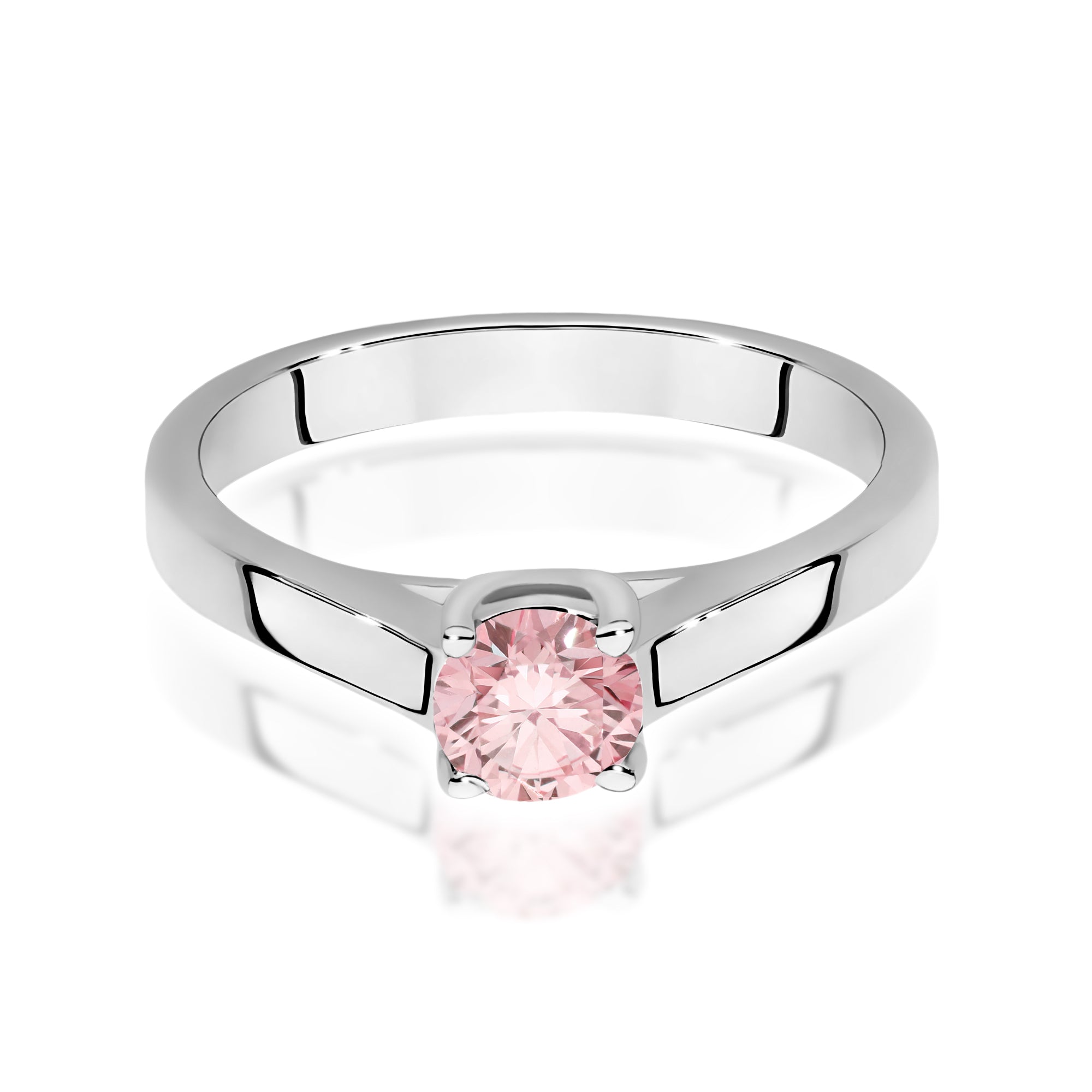 Inel Aur 14K cu Diamant de Laborator 0.50 ct